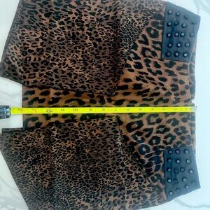 English Rose Leopard mini skirt